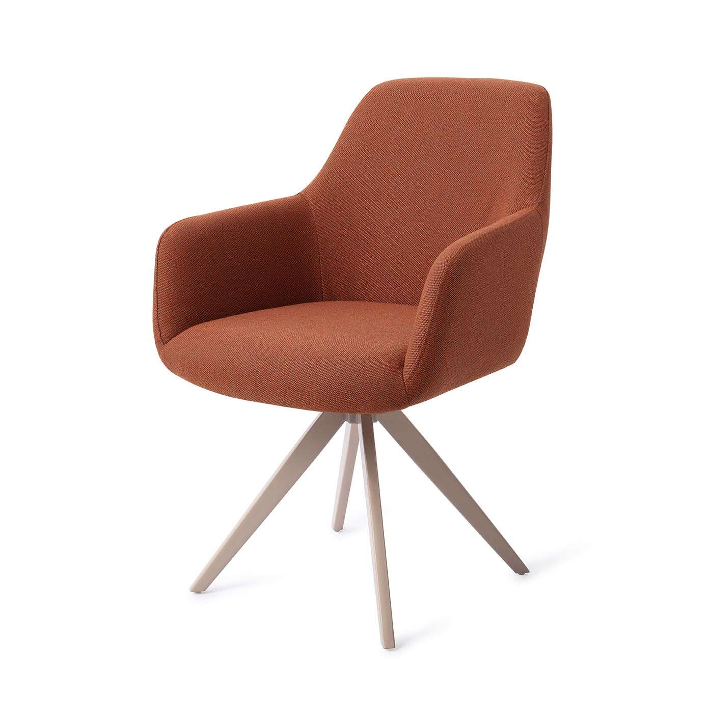 Jesper Home Hiroo Hearth Harmony Eetkamerstoel - Turn Beige - KwaliteitWonen.nl