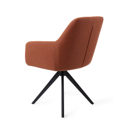 Jesper Home Hiroo Hearth Harmony Eetkamerstoel - Turn Black - KwaliteitWonen.nl