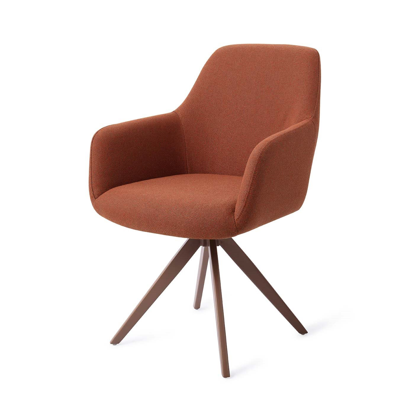 Jesper Home Hiroo Hearth Harmony Eetkamerstoel - Turn Brown - KwaliteitWonen.nl