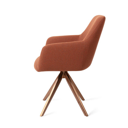Jesper Home Hiroo Hearth Harmony Eetkamerstoel - Turn Rose - KwaliteitWonen.nl