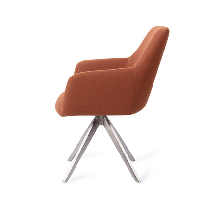 Jesper Home Hiroo Hearth Harmony Eetkamerstoel - Turn Steel - KwaliteitWonen.nl
