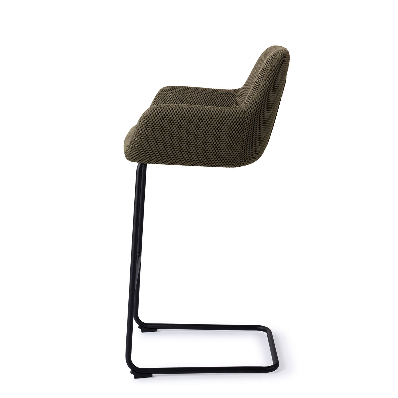 Jesper Home Hiroo Jungle Jewel Barkruk - Arch Black (H) - KwaliteitWonen.nl