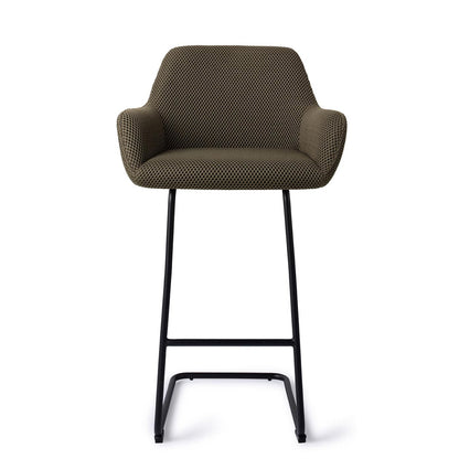 Jesper Home Hiroo Jungle Jewel Barkruk - Arch Black (H) - KwaliteitWonen.nl