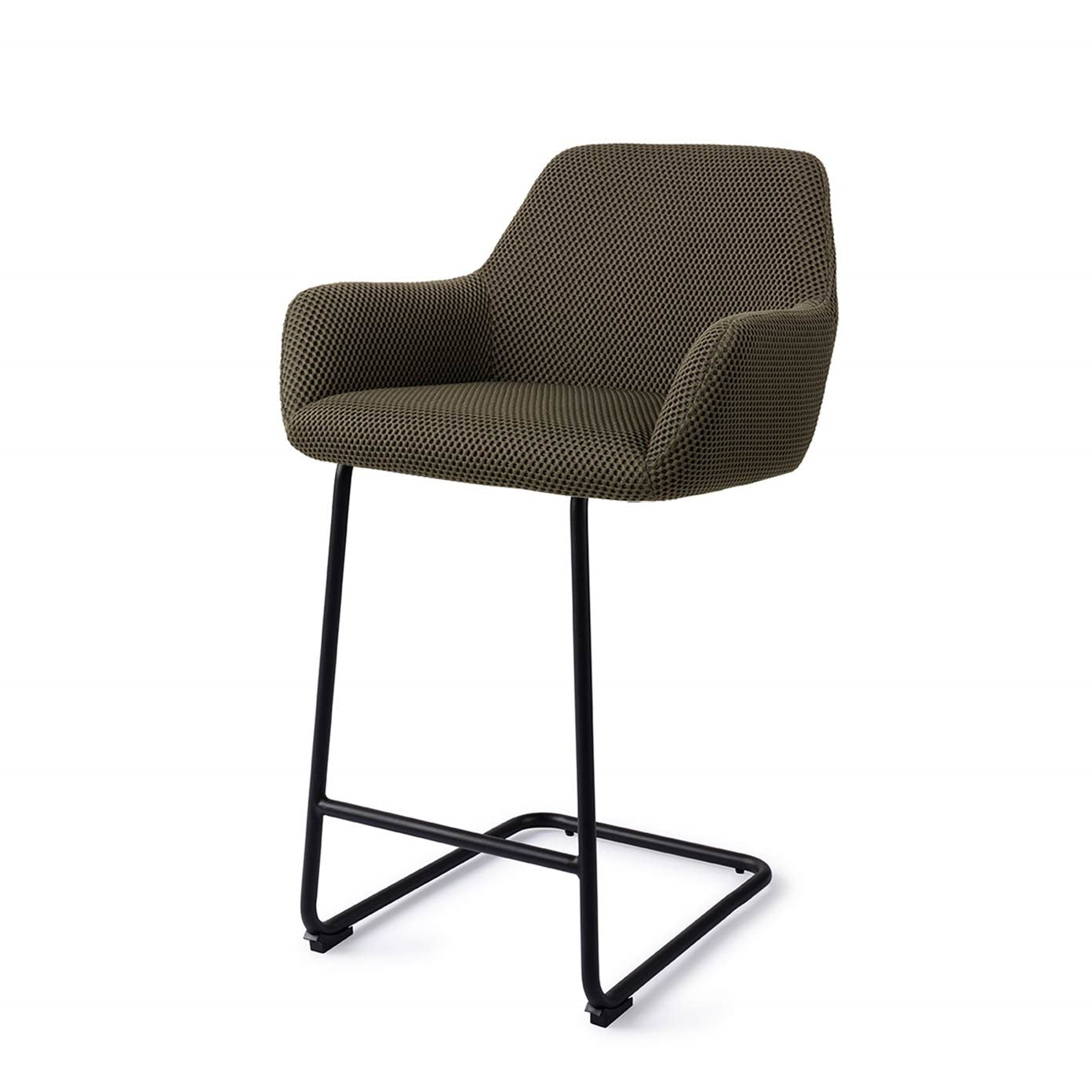 Jesper Home Hiroo Jungle Jewel Barkruk - Arch Black (L) - KwaliteitWonen.nl