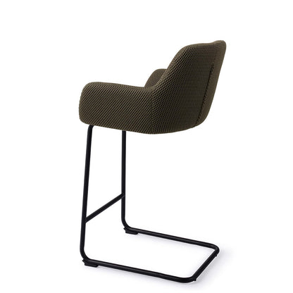 Jesper Home Hiroo Jungle Jewel Barkruk - Arch Black (L) - KwaliteitWonen.nl