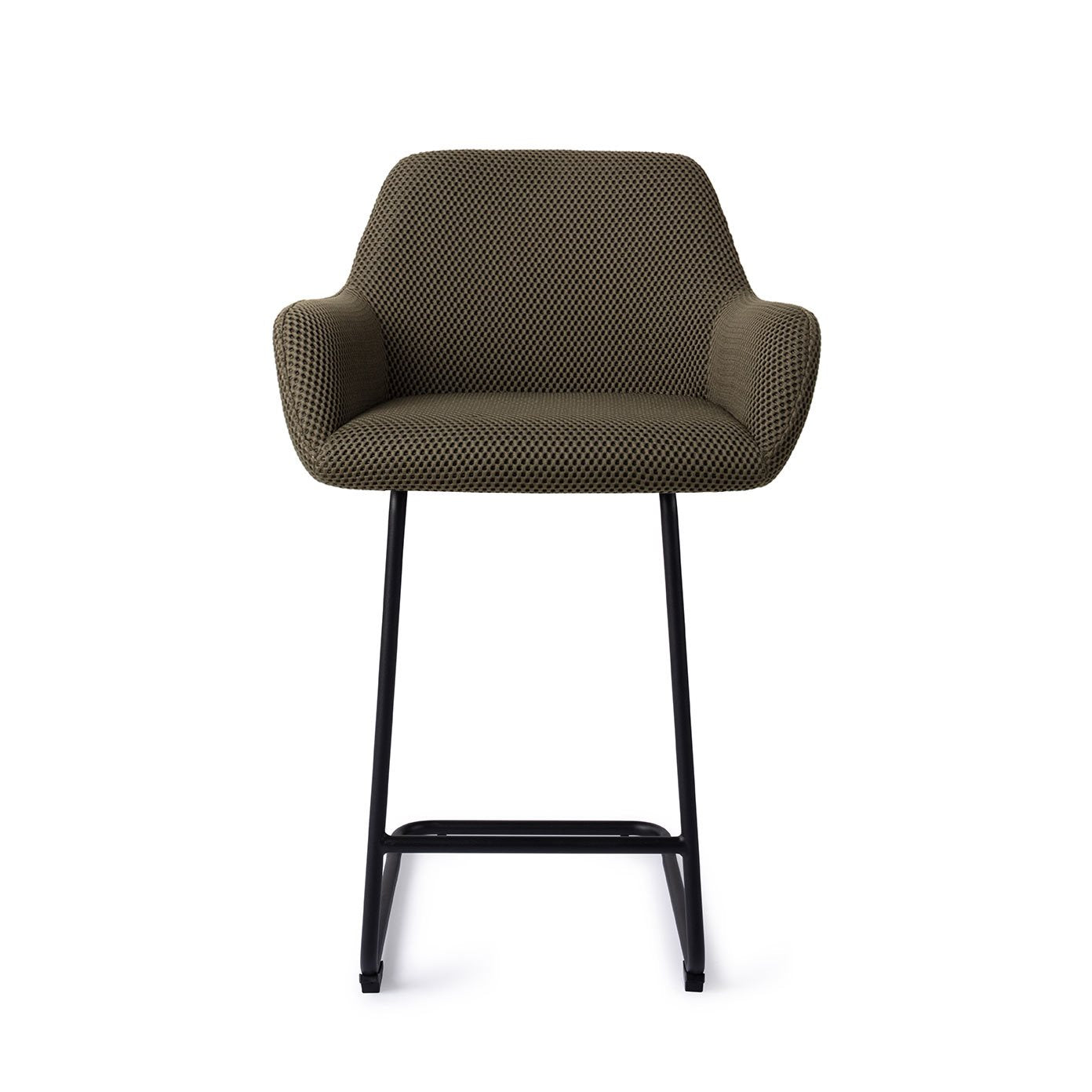 Jesper Home Hiroo Jungle Jewel Barkruk - Arch Black (L) - KwaliteitWonen.nl