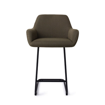 Jesper Home Hiroo Jungle Jewel Barkruk - Arch Black (L) - KwaliteitWonen.nl