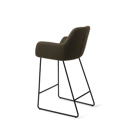 Jesper Home Hiroo Jungle Jewel Barkruk - Slide Black (L) - KwaliteitWonen.nl