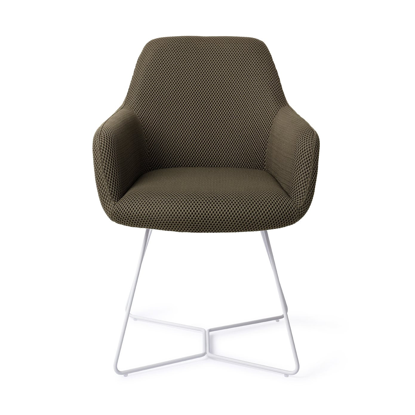 Jesper Home Hiroo Jungle Jewel Eetkamerstoel - Beehive White - KwaliteitWonen.nl
