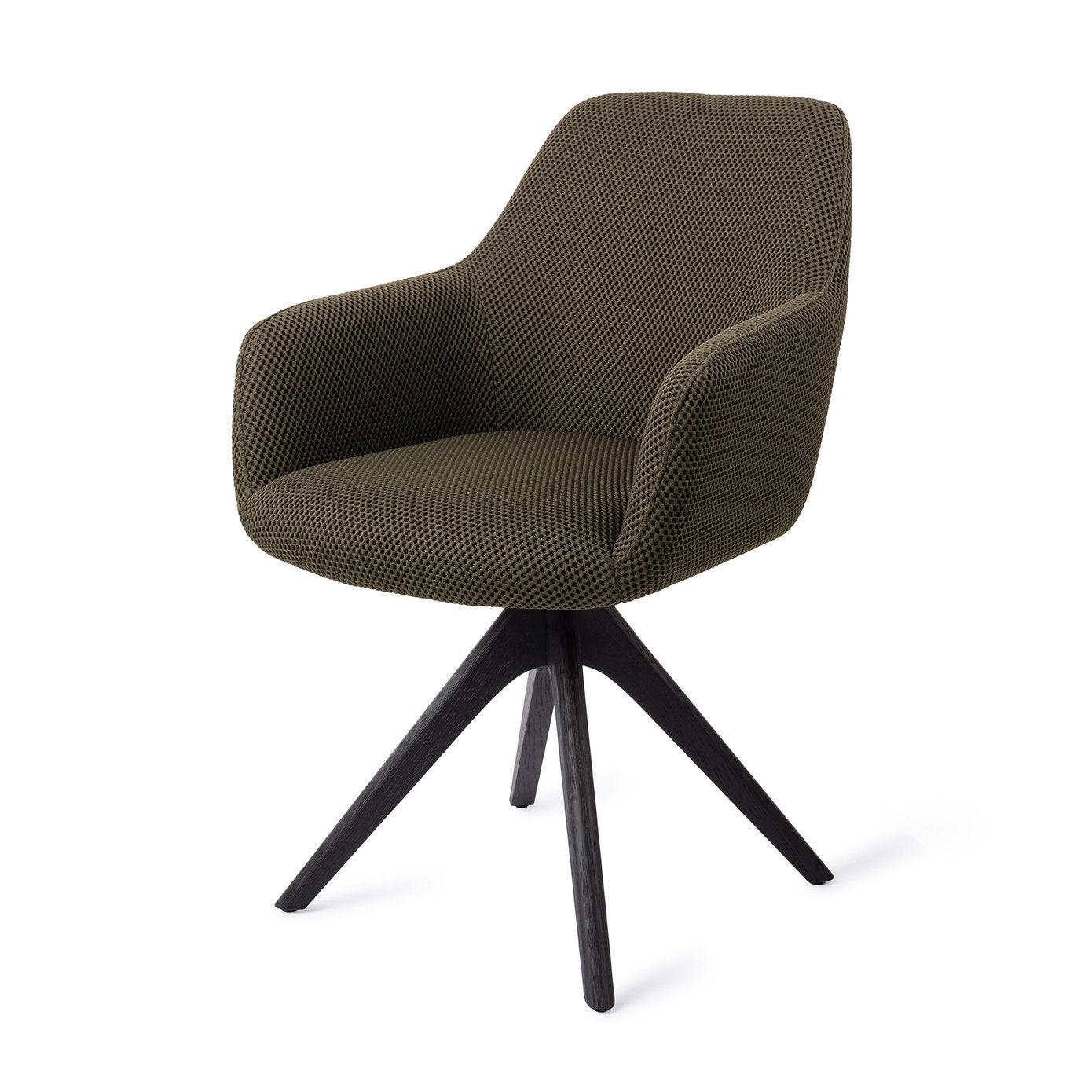 Jesper Home Hiroo Jungle Jewel Eetkamerstoel - Revolve Oak Black - KwaliteitWonen.nl