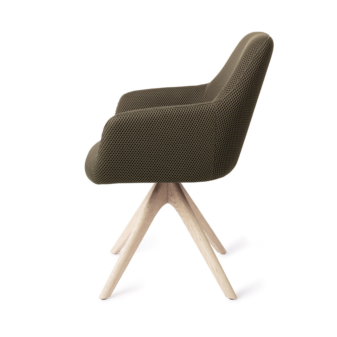 Jesper Home Hiroo Jungle Jewel Eetkamerstoel - Revolve Oak Bleach - KwaliteitWonen.nl