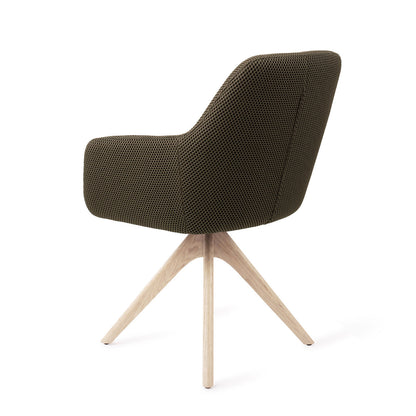 Jesper Home Hiroo Jungle Jewel Eetkamerstoel - Revolve Oak Bleach - KwaliteitWonen.nl