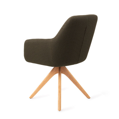 Jesper Home Hiroo Jungle Jewel Eetkamerstoel - Revolve Oak Natural - KwaliteitWonen.nl