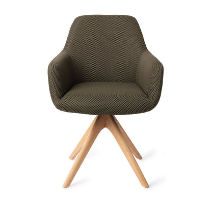 Jesper Home Hiroo Jungle Jewel Eetkamerstoel - Revolve Oak Natural - KwaliteitWonen.nl
