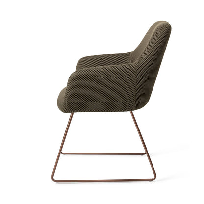 Jesper Home Hiroo Jungle Jewel Eetkamerstoel - Slide Rose - KwaliteitWonen.nl