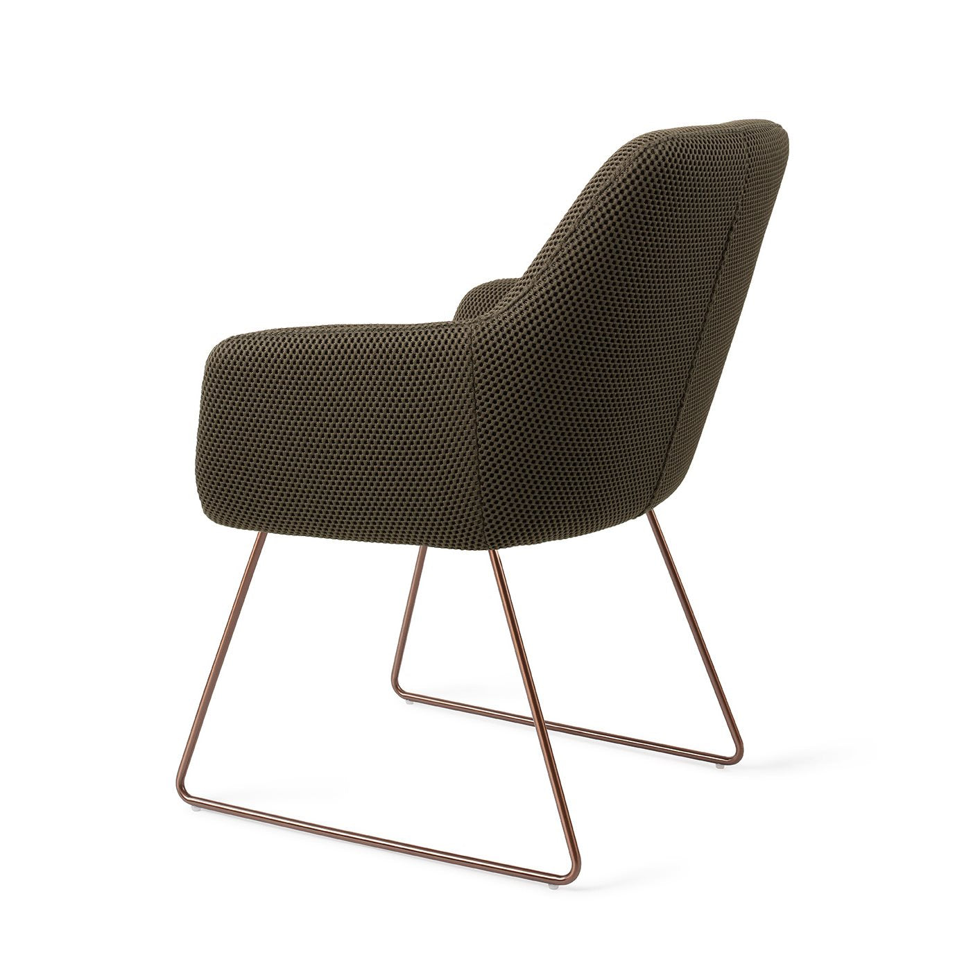 Jesper Home Hiroo Jungle Jewel Eetkamerstoel - Slide Rose - KwaliteitWonen.nl