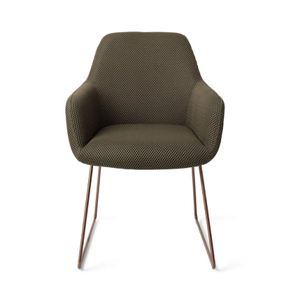 Jesper Home Hiroo Jungle Jewel Eetkamerstoel - Slide Rose - KwaliteitWonen.nl