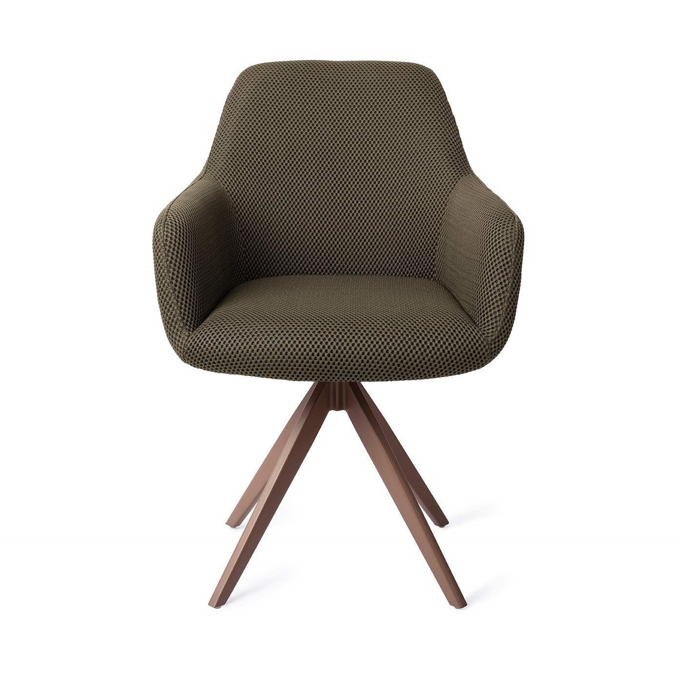 Jesper Home Hiroo Jungle Jewel Eetkamerstoel - Turn Brown - KwaliteitWonen.nl