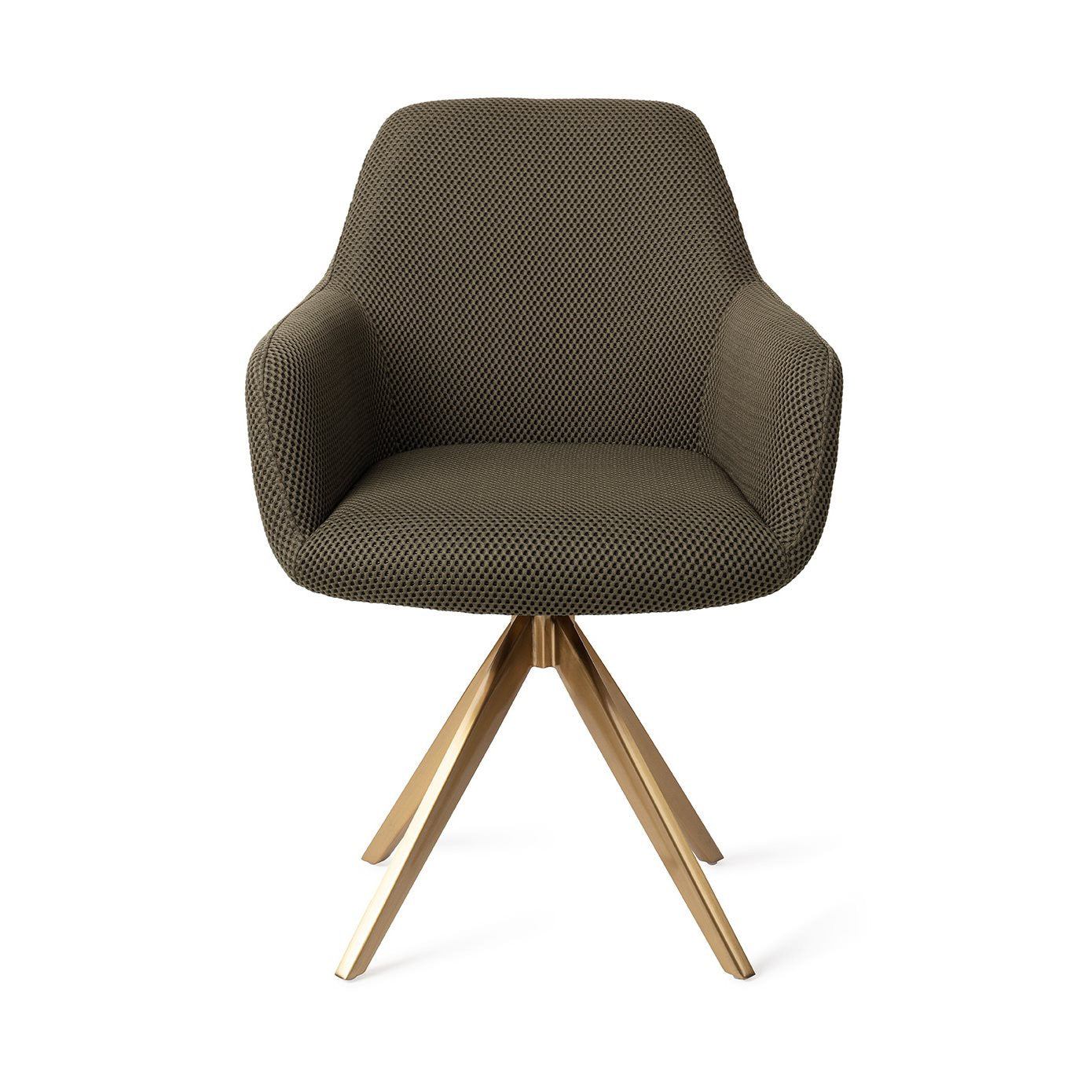 Jesper Home Hiroo Jungle Jewel Eetkamerstoel - Turn Gold - KwaliteitWonen.nl