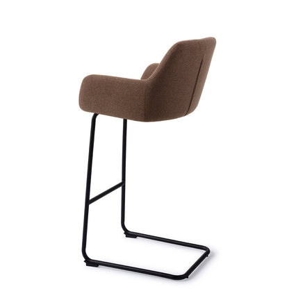 Jesper Home Hiroo Rustic Rye Barkruk - Arch Black (H) - KwaliteitWonen.nl