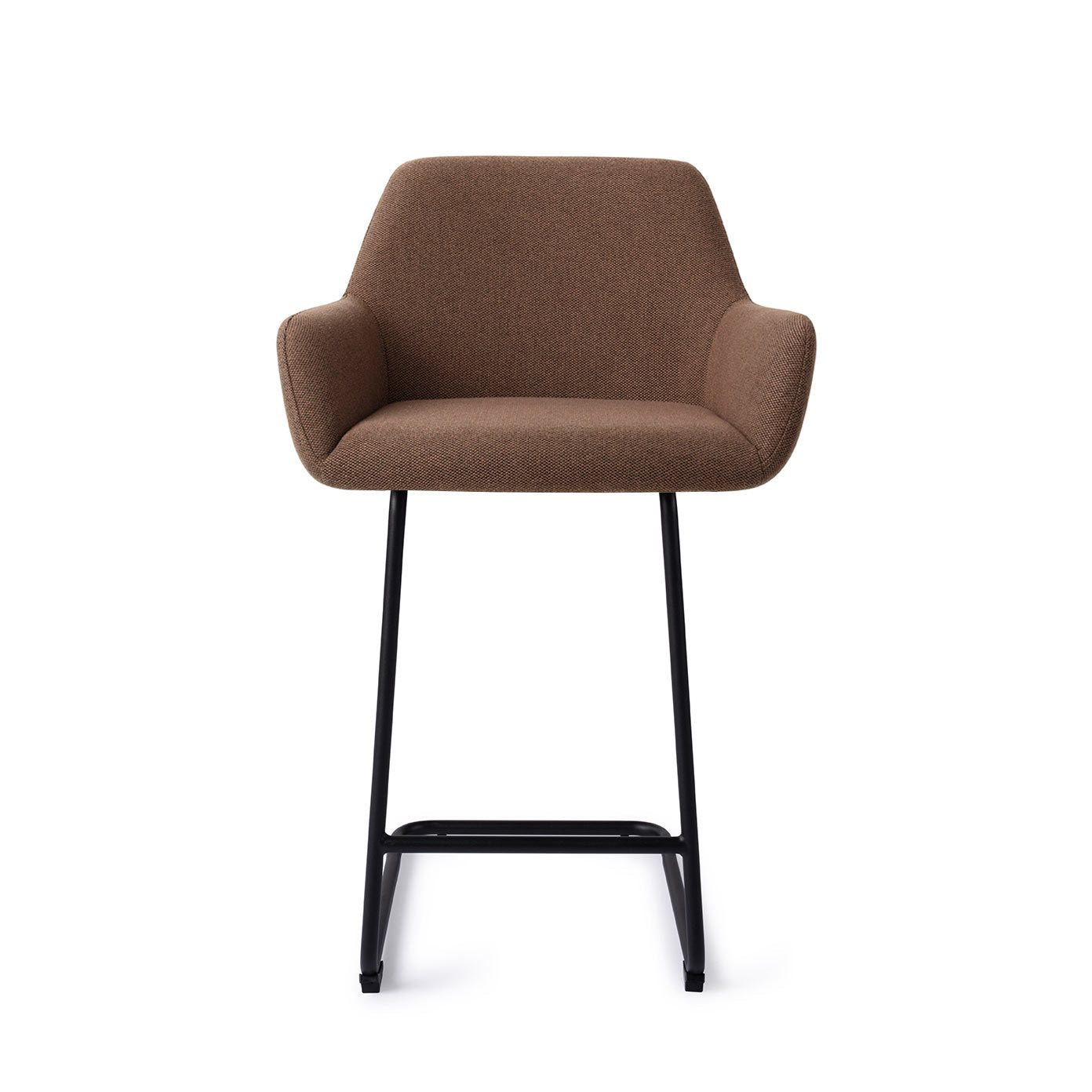 Jesper Home Hiroo Rustic Rye Barkruk - Arch Black (L) - KwaliteitWonen.nl