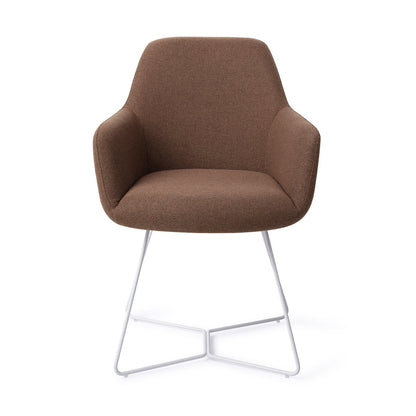 Jesper Home Hiroo Rustic Rye Eetkamerstoel - Beehive White - KwaliteitWonen.nl