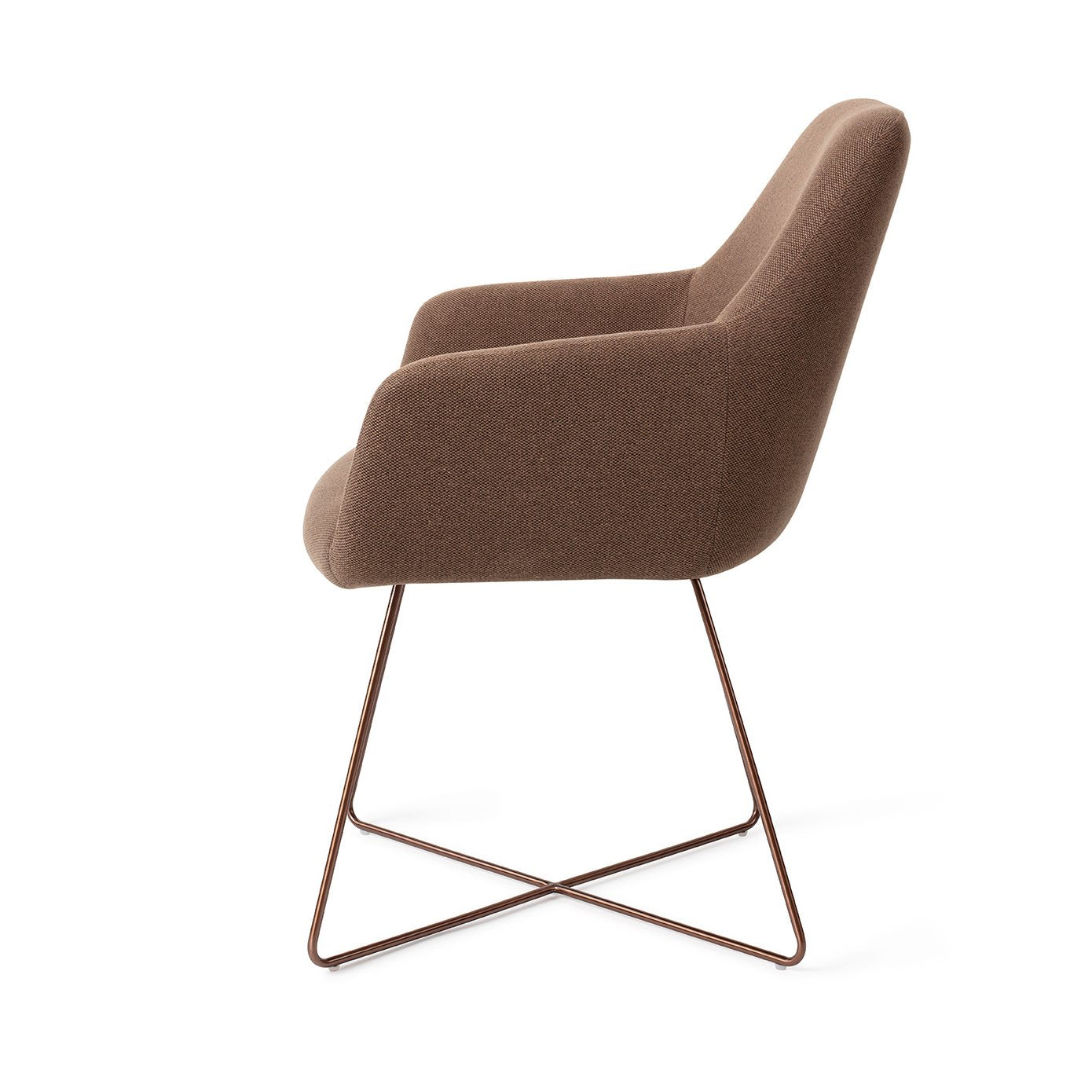 Jesper Home Hiroo Rustic Rye Eetkamerstoel - Cross Rose - KwaliteitWonen.nl