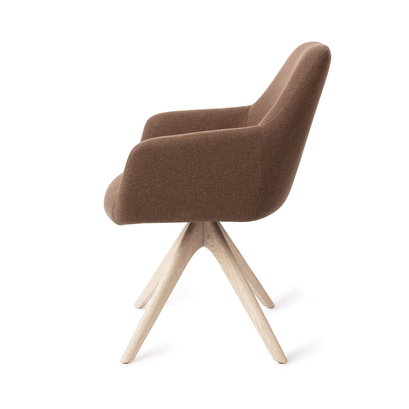 Jesper Home Hiroo Rustic Rye Eetkamerstoel - Revolve Oak Bleach - KwaliteitWonen.nl