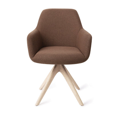 Jesper Home Hiroo Rustic Rye Eetkamerstoel - Revolve Oak Bleach - KwaliteitWonen.nl