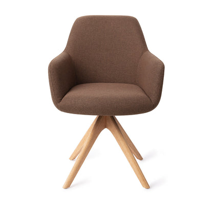 Jesper Home Hiroo Rustic Rye Eetkamerstoel - Revolve Oak Natural - KwaliteitWonen.nl