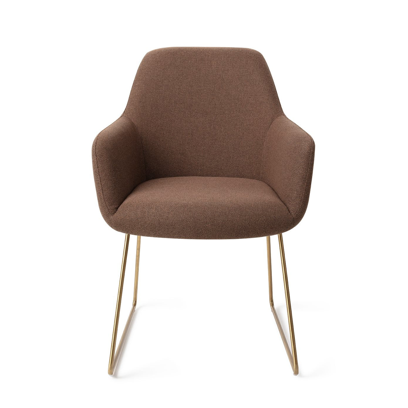 Jesper Home Hiroo Rustic Rye Eetkamerstoel - Slide Gold - KwaliteitWonen.nl
