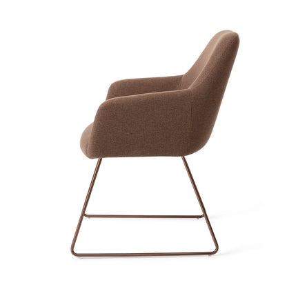 Jesper Home Hiroo Rustic Rye Eetkamerstoel - Slide Rose - KwaliteitWonen.nl