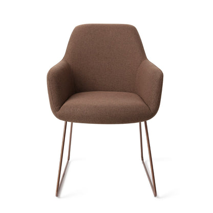 Jesper Home Hiroo Rustic Rye Eetkamerstoel - Slide Rose - KwaliteitWonen.nl