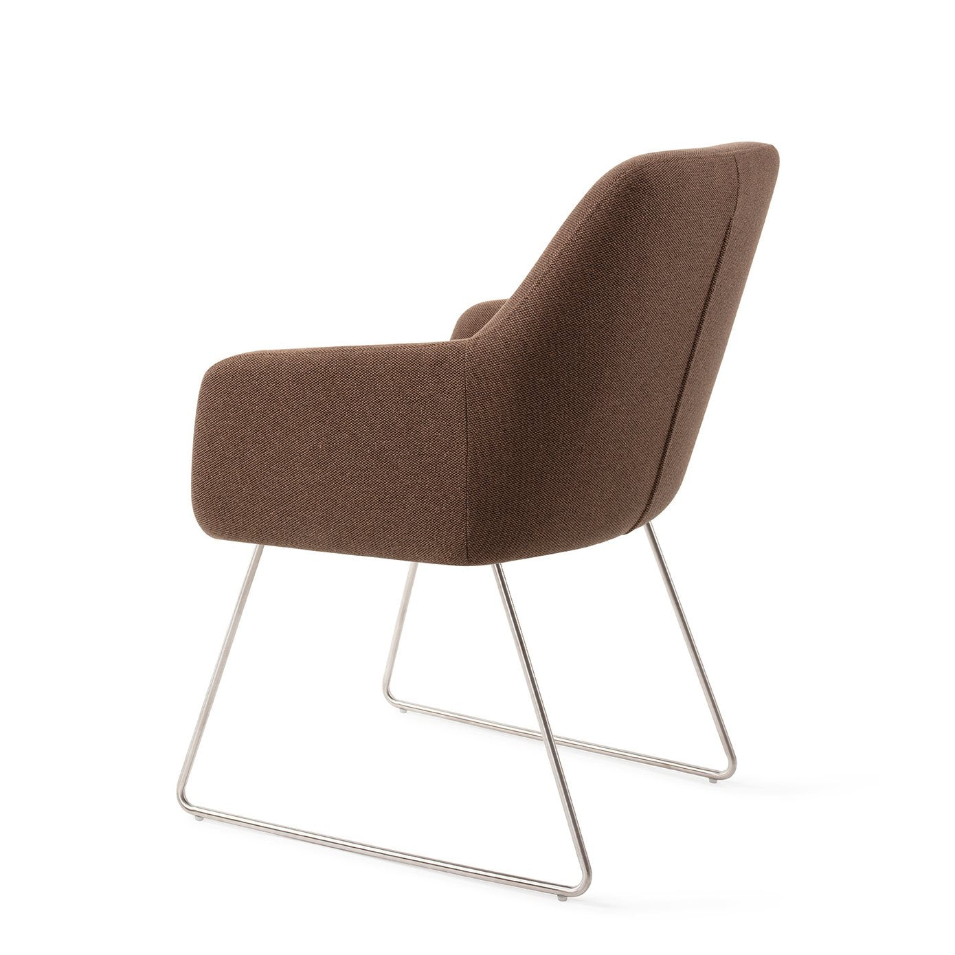 Jesper Home Hiroo Rustic Rye Eetkamerstoel - Slide Steel - KwaliteitWonen.nl