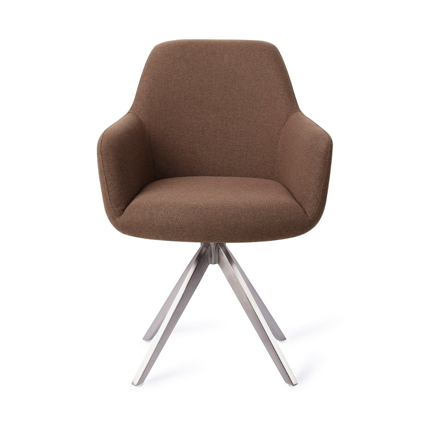 Jesper Home Hiroo Rustic Rye Eetkamerstoel - Turn Steel - KwaliteitWonen.nl