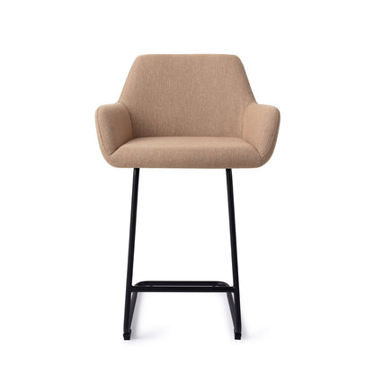 Jesper Home Hiroo Whisper Wheat Barkruk - Arch Black (L) - KwaliteitWonen.nl