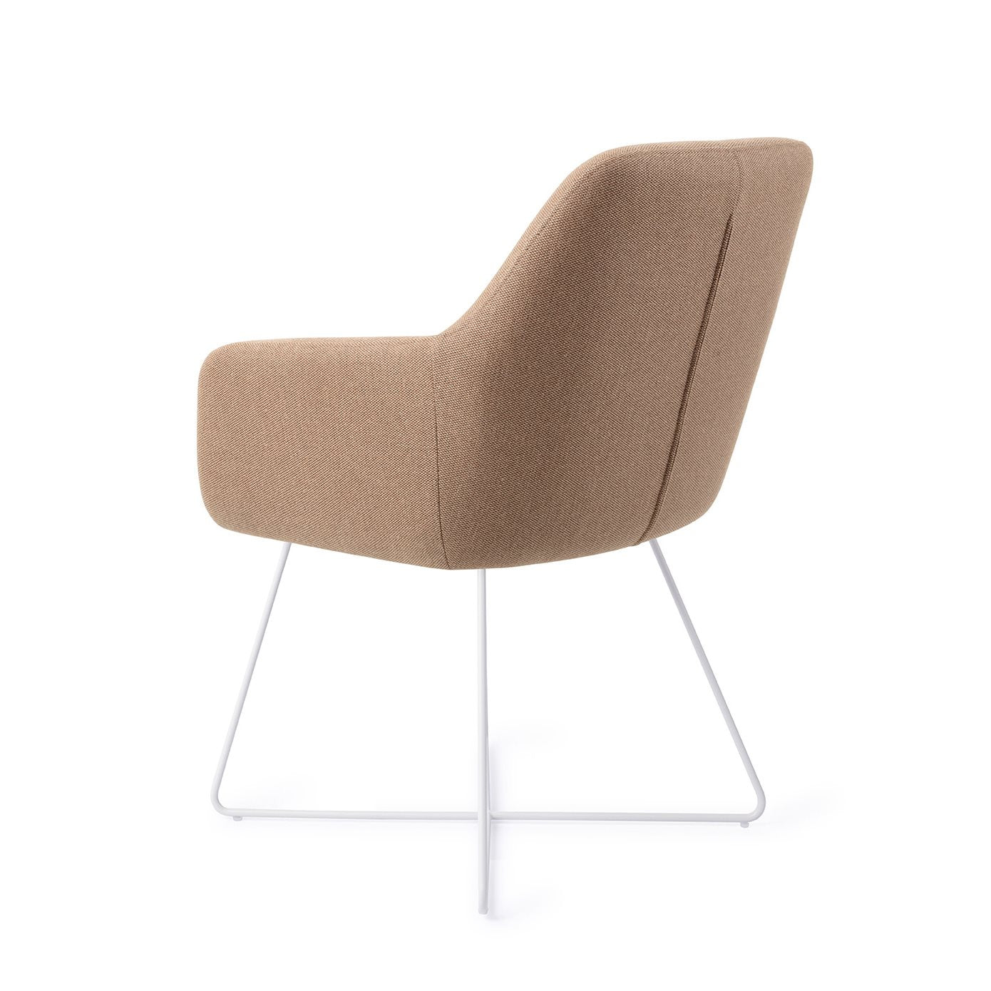 Jesper Home Hiroo Whisper Wheat Eetkamerstoel - Cross White - KwaliteitWonen.nl