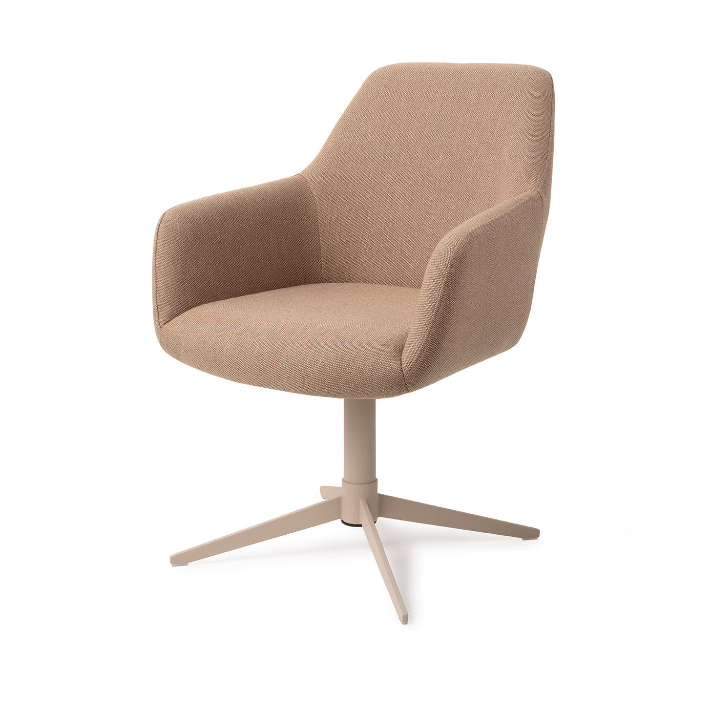 Jesper Home Hiroo Whisper Wheat Eetkamerstoel - Quad Beige - KwaliteitWonen.nl