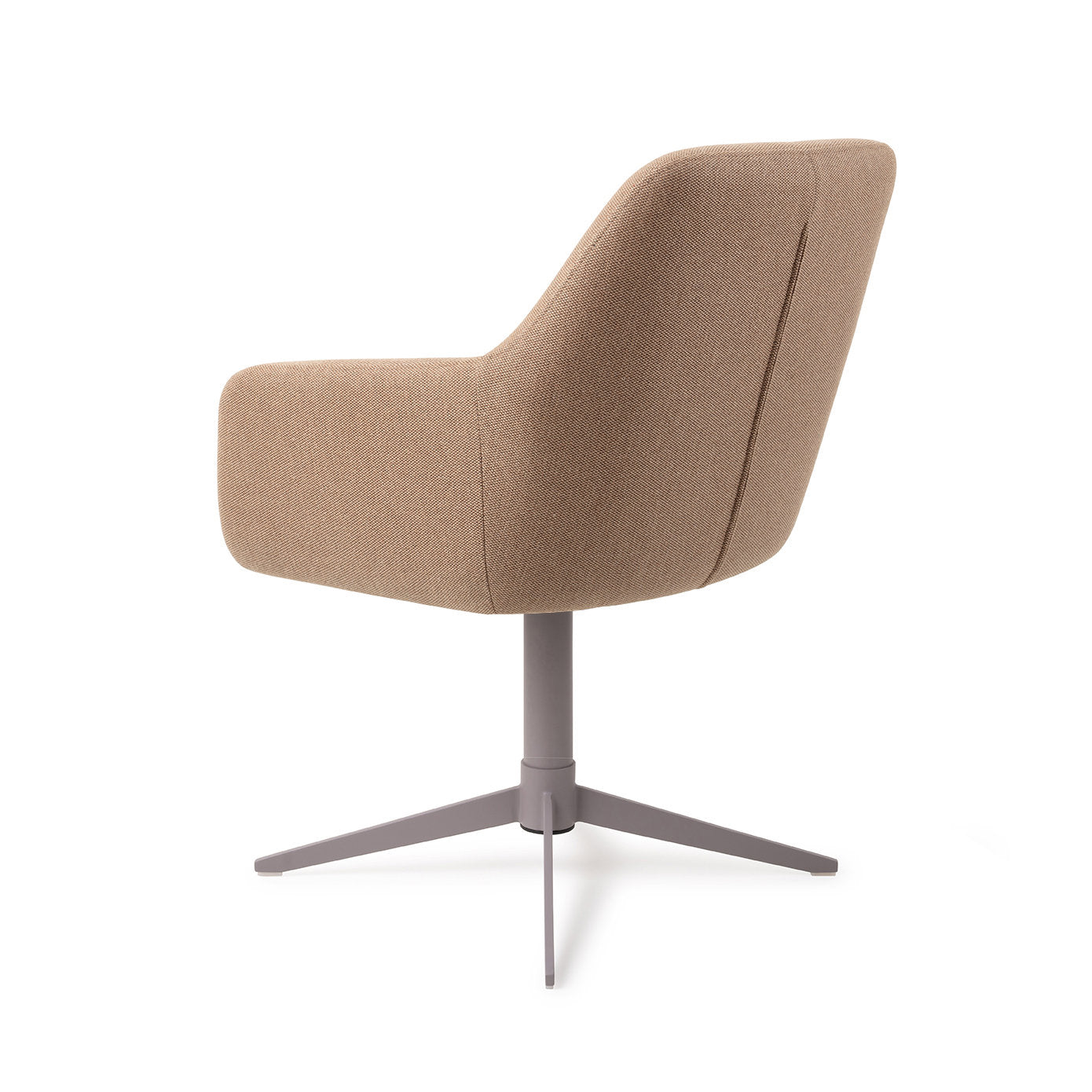 Jesper Home Hiroo Whisper Wheat Eetkamerstoel - Quad Grey - KwaliteitWonen.nl