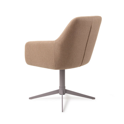 Jesper Home Hiroo Whisper Wheat Eetkamerstoel - Quad Grey - KwaliteitWonen.nl