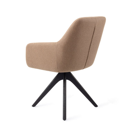 Jesper Home Hiroo Whisper Wheat Eetkamerstoel - Revolve Oak Black - KwaliteitWonen.nl