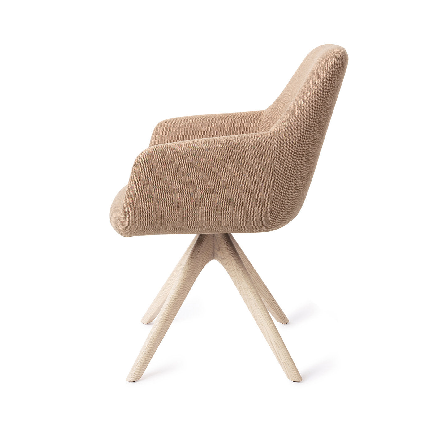 Jesper Home Hiroo Whisper Wheat Eetkamerstoel - Revolve Oak Bleach - KwaliteitWonen.nl