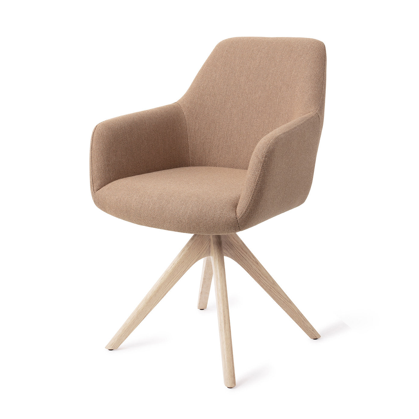 Jesper Home Hiroo Whisper Wheat Eetkamerstoel - Revolve Oak Bleach - KwaliteitWonen.nl