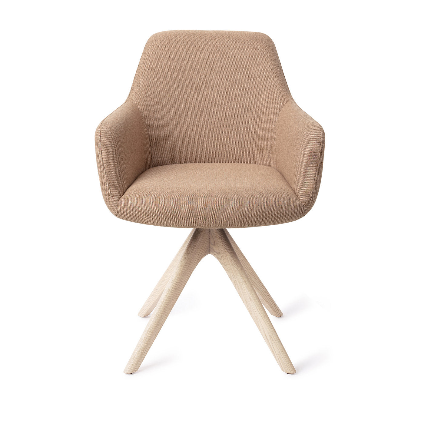 Jesper Home Hiroo Whisper Wheat Eetkamerstoel - Revolve Oak Bleach - KwaliteitWonen.nl