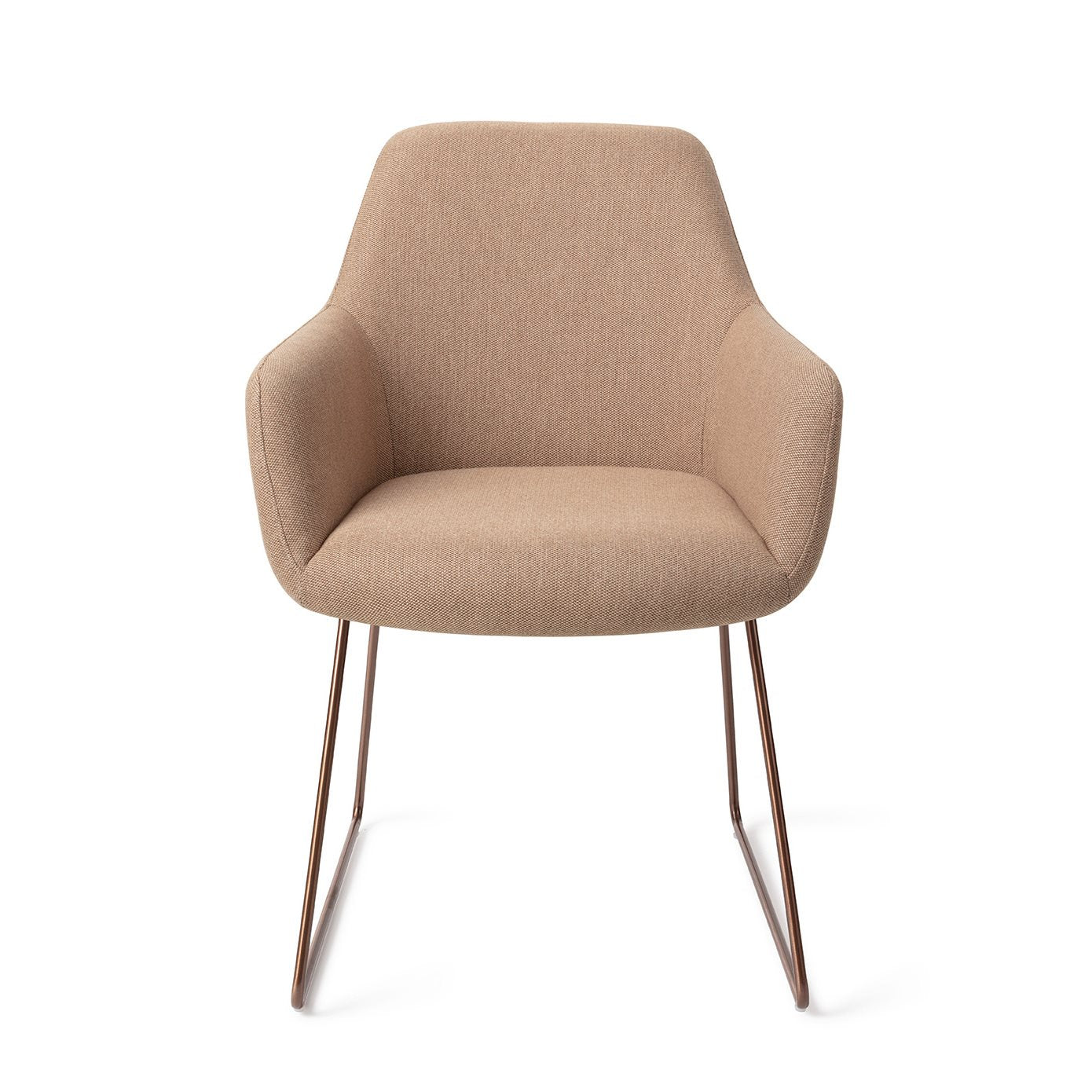 Jesper Home Hiroo Whisper Wheat Eetkamerstoel - Slide Rose - KwaliteitWonen.nl