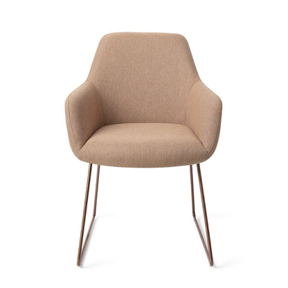 Jesper Home Hiroo Whisper Wheat Eetkamerstoel - Slide Rose - KwaliteitWonen.nl
