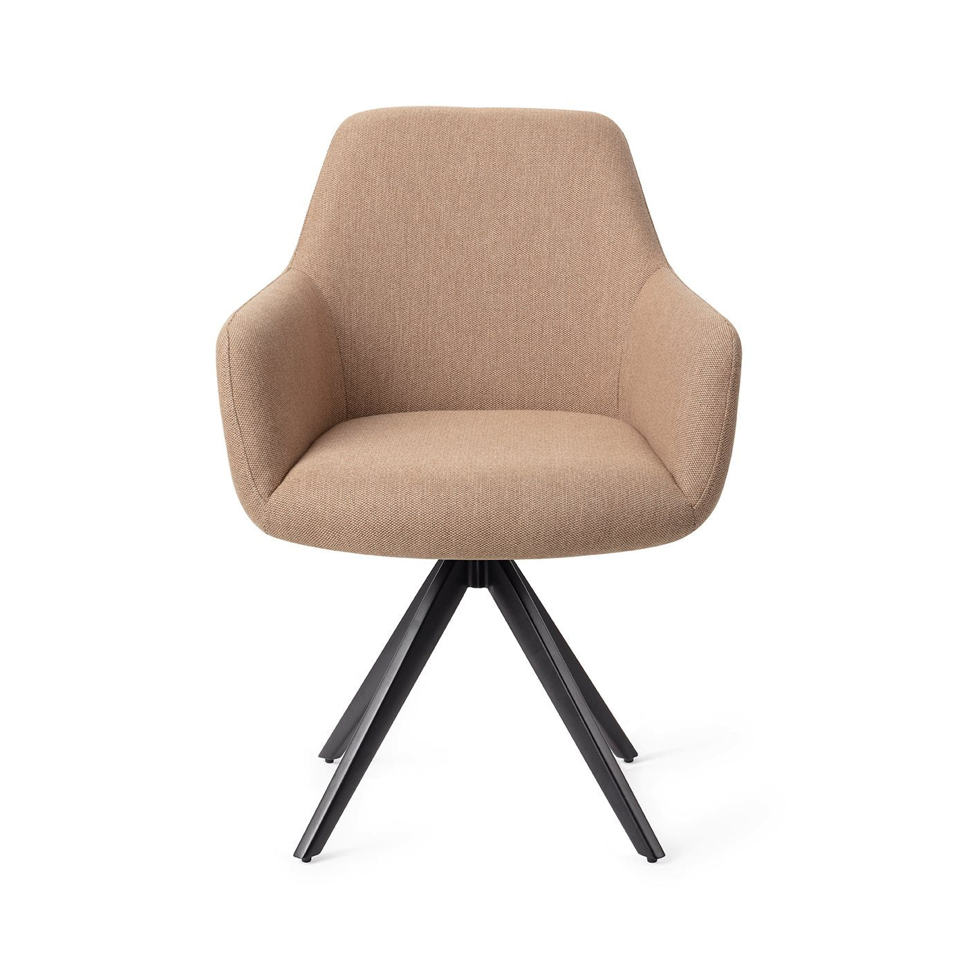 Jesper Home Hiroo Whisper Wheat Eetkamerstoel - Turn Black - KwaliteitWonen.nl