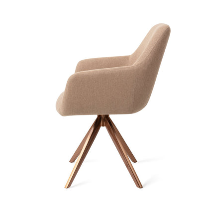 Jesper Home Hiroo Whisper Wheat Eetkamerstoel - Turn Rose - KwaliteitWonen.nl