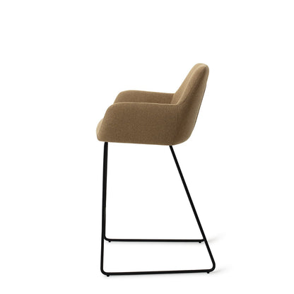 Jesper Home Hiroo Willow Barkruk - Slide Black (L) - KwaliteitWonen.nl