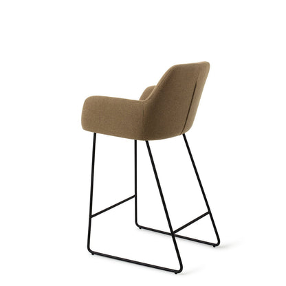 Jesper Home Hiroo Willow Barkruk - Slide Black (L) - KwaliteitWonen.nl